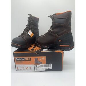 Timberland PRO Endurance 8 Inch Brown Steel Toe Boot Size 12 M